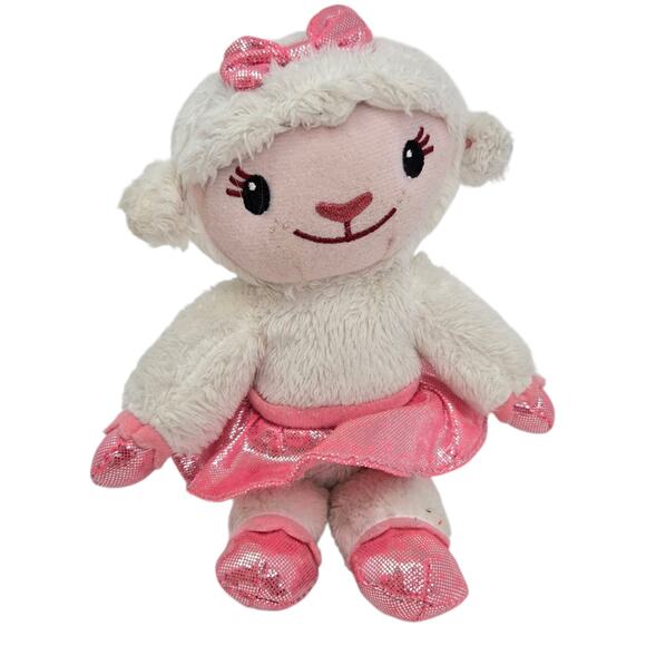 Ty Disney Lambie Doc Mcstuffins Lamb Disney Jr Preschool Stuffed Animal Plush 6" - Picture 1 of 6